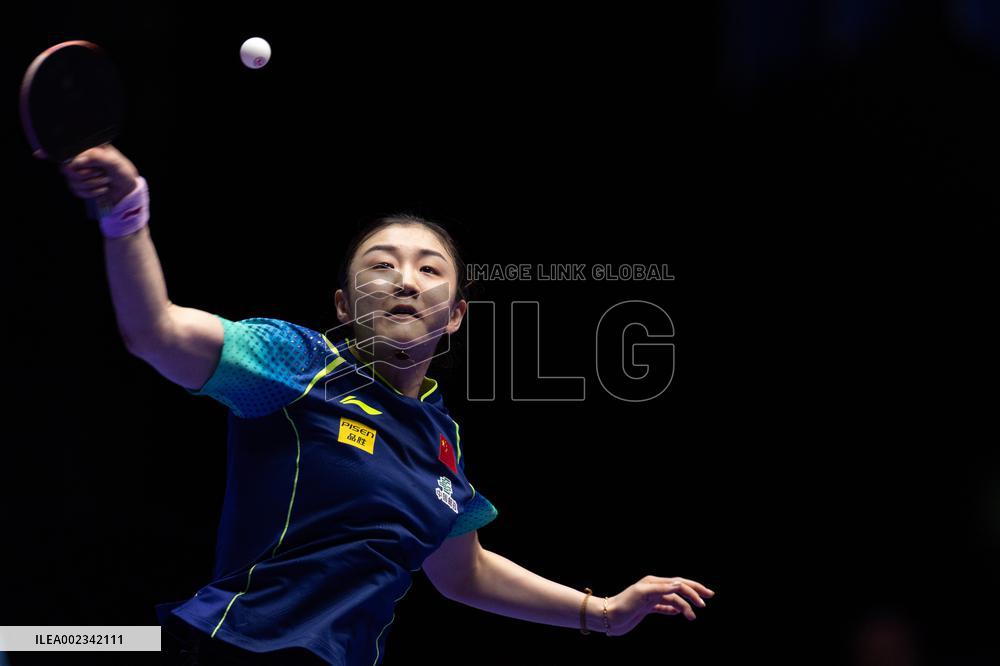 (SP)SOUTH KOREA-BUSAN-TABLE TENNIS-WORLD TEAM CHAMPIONSHIPS FINALS-WOMEN-CHN VS HUN