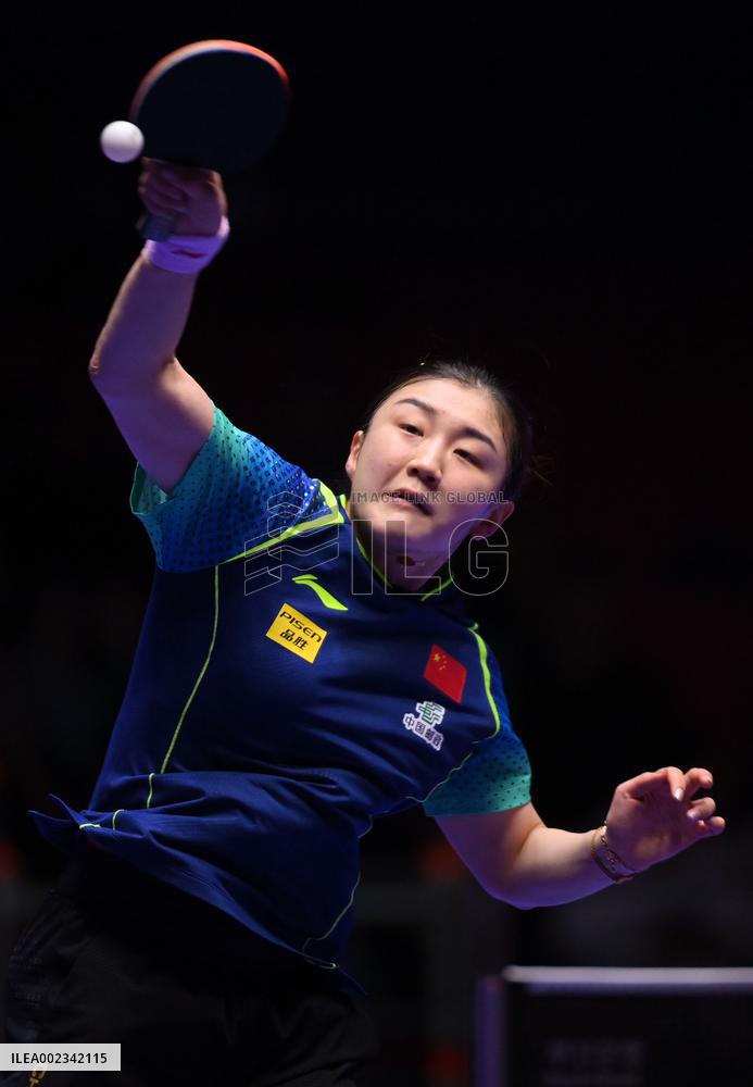 (SP)SOUTH KOREA-BUSAN-TABLE TENNIS-WORLD TEAM CHAMPIONSHIPS FINALS-WOMEN-CHN VS HUN