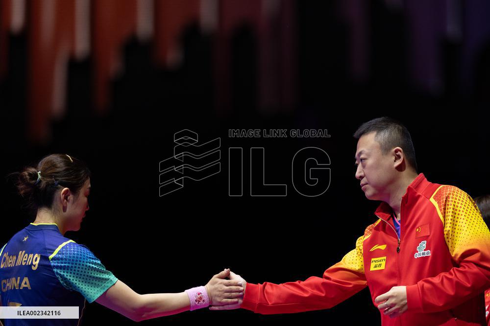 (SP)SOUTH KOREA-BUSAN-TABLE TENNIS-WORLD TEAM CHAMPIONSHIPS FINALS-WOMEN-CHN VS HUN