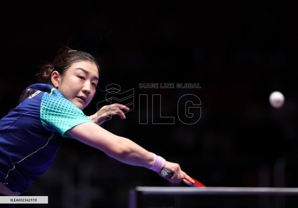 (SP)SOUTH KOREA-BUSAN-TABLE TENNIS-WORLD TEAM CHAMPIONSHIPS FINALS-WOMEN-CHN VS HUN