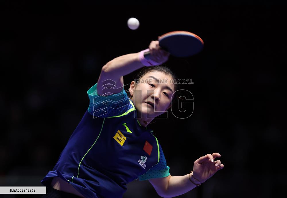 (SP)SOUTH KOREA-BUSAN-TABLE TENNIS-WORLD TEAM CHAMPIONSHIPS FINALS-WOMEN-CHN VS HUN