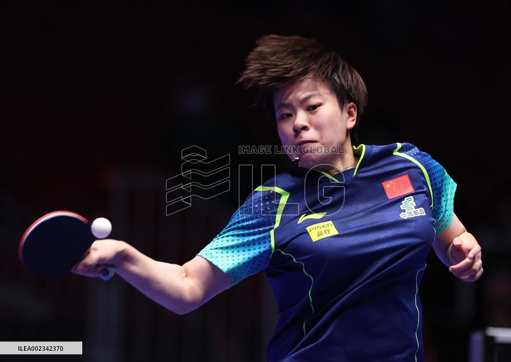 (SP)SOUTH KOREA-BUSAN-TABLE TENNIS-WORLD TEAM CHAMPIONSHIPS FINALS-WOMEN-CHN VS HUN