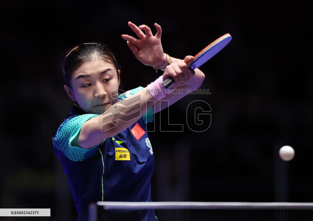 (SP)SOUTH KOREA-BUSAN-TABLE TENNIS-WORLD TEAM CHAMPIONSHIPS FINALS-WOMEN-CHN VS HUN