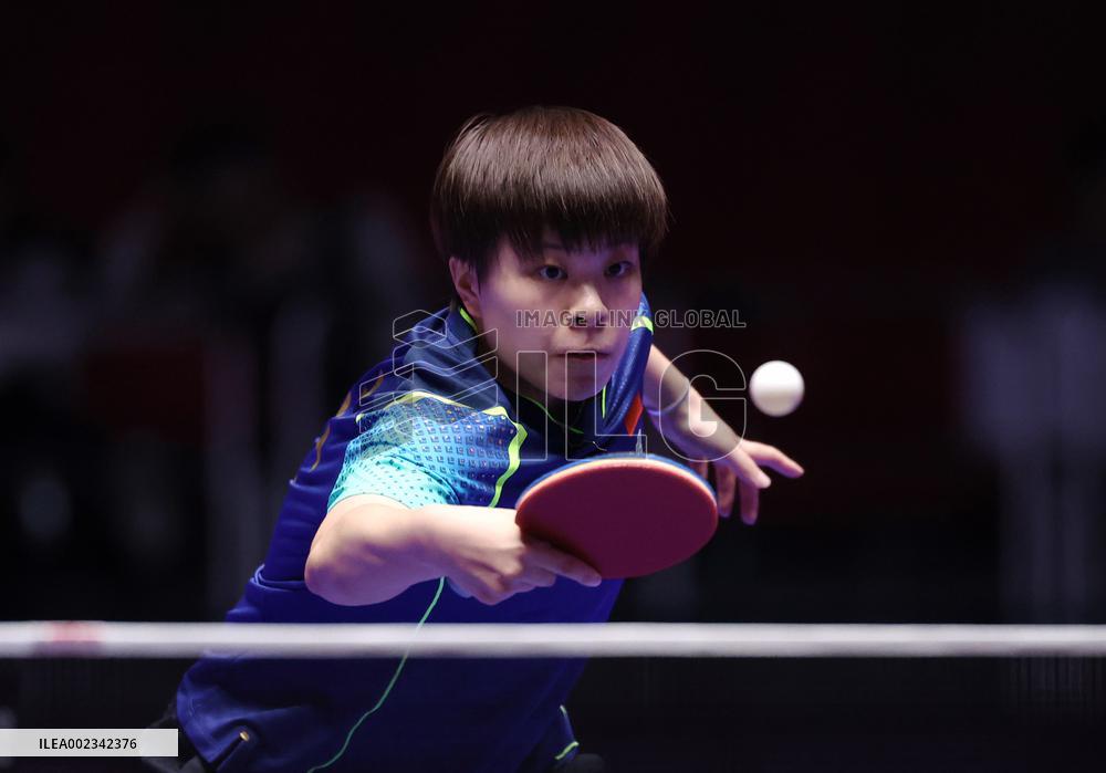 (SP)SOUTH KOREA-BUSAN-TABLE TENNIS-WORLD TEAM CHAMPIONSHIPS FINALS-WOMEN-CHN VS HUN