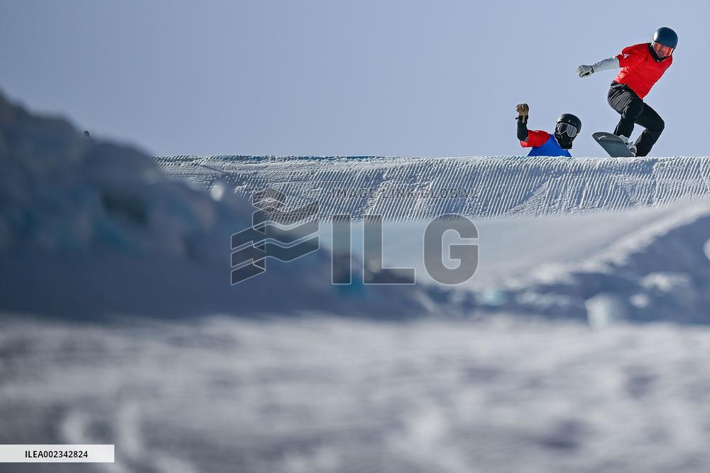(SP)CHINA-INNER MONGOLIA-ULANQAB-14TH NATIONAL WINTER GAMES-SNOWBOARD-CROSS (CN)