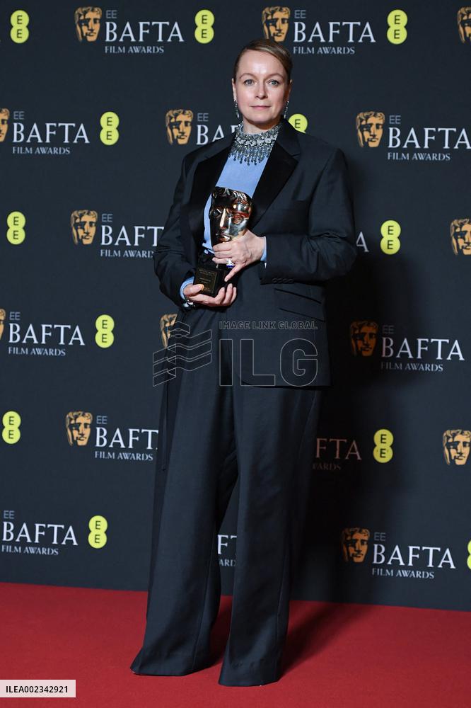EE BAFTA Press Room - London