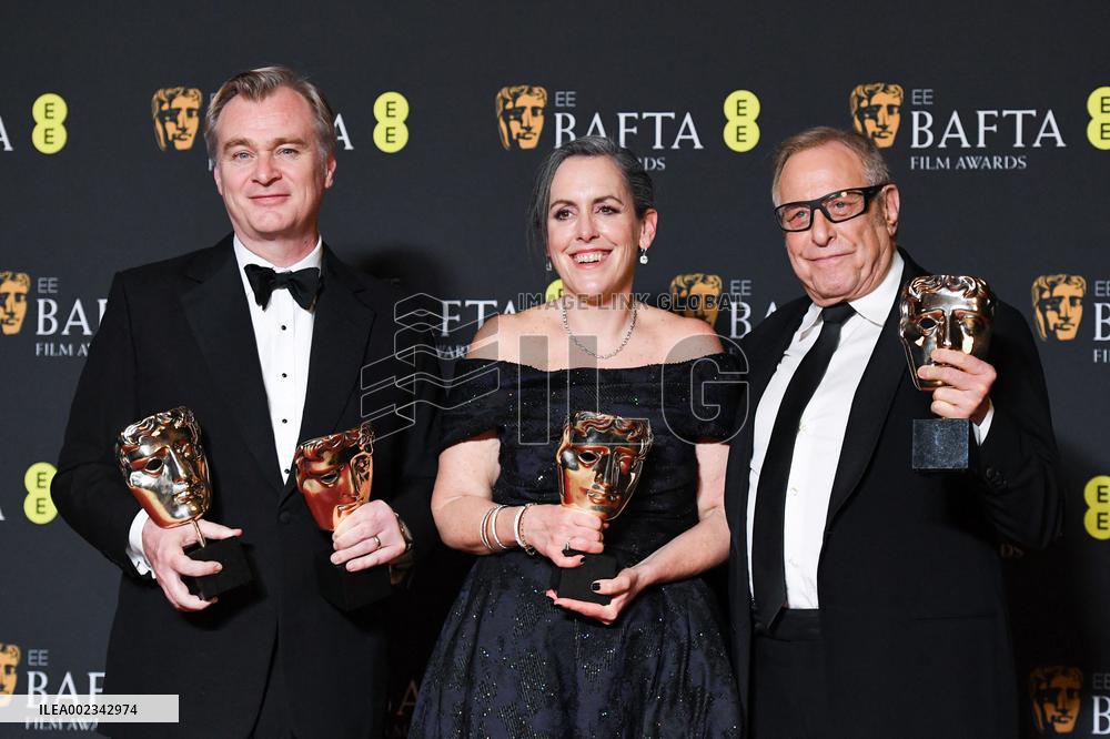 EE BAFTA Press Room - London