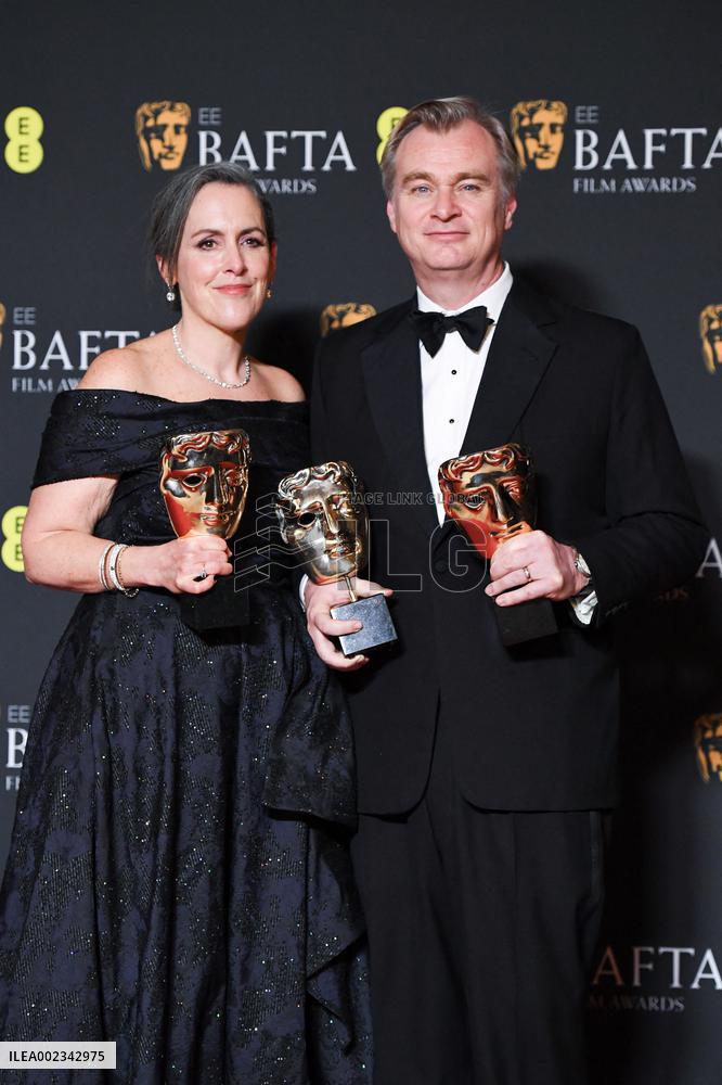 EE BAFTA Press Room - London