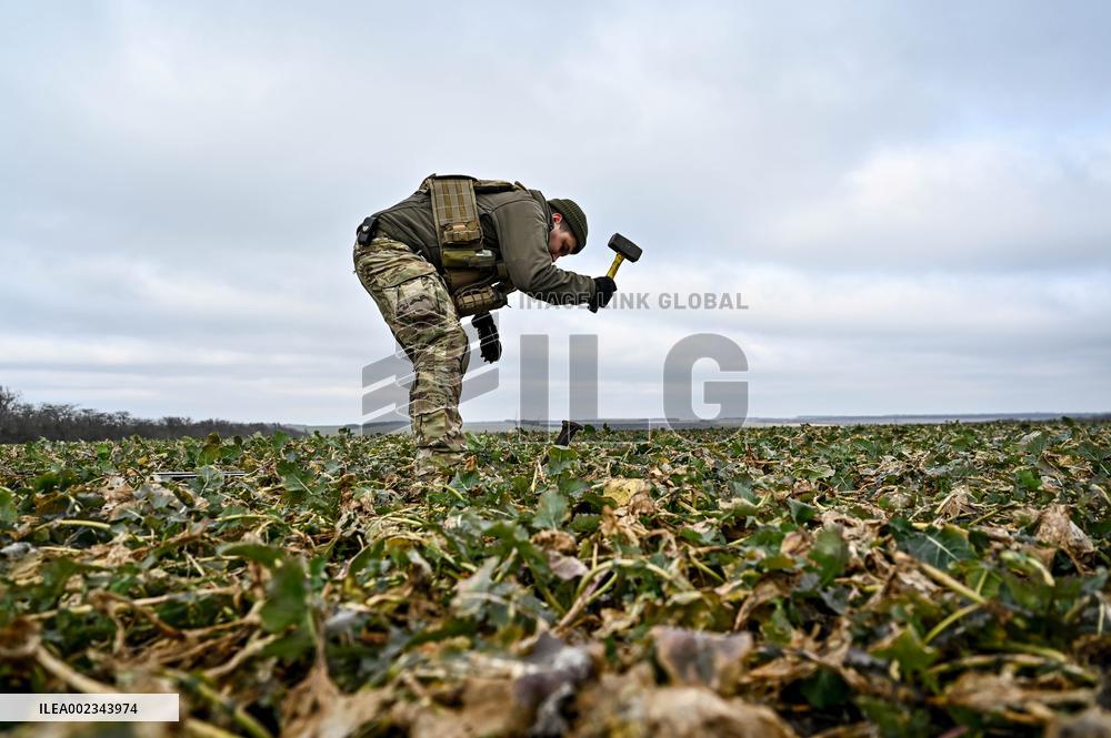 Aerial reconnaissance servicemen of 108th Territorial Defence Brigade in Ukraine
