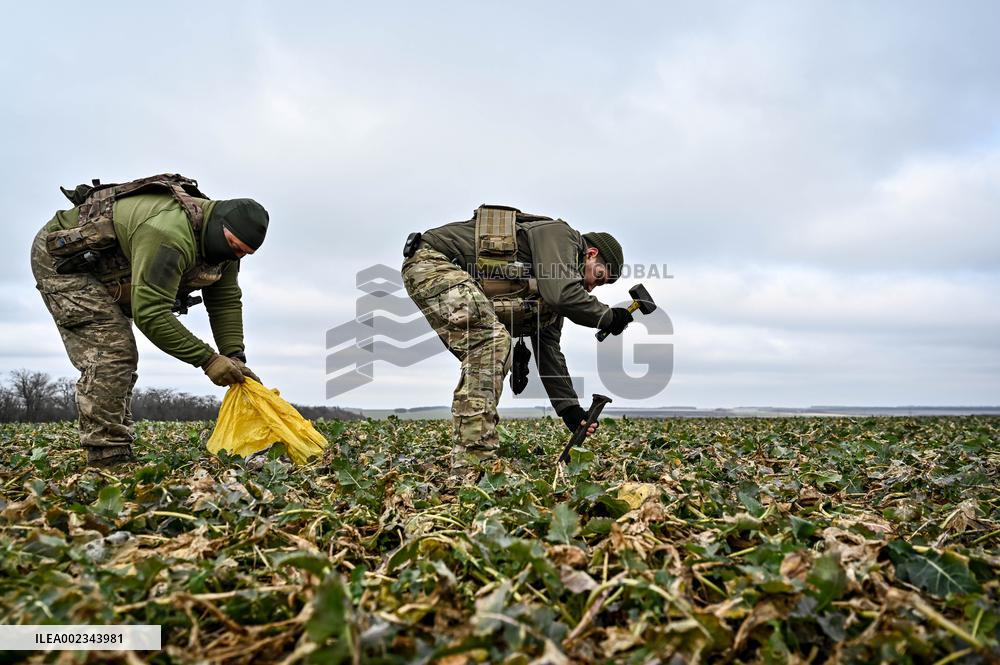 Aerial reconnaissance servicemen of 108th Territorial Defence Brigade in Ukraine