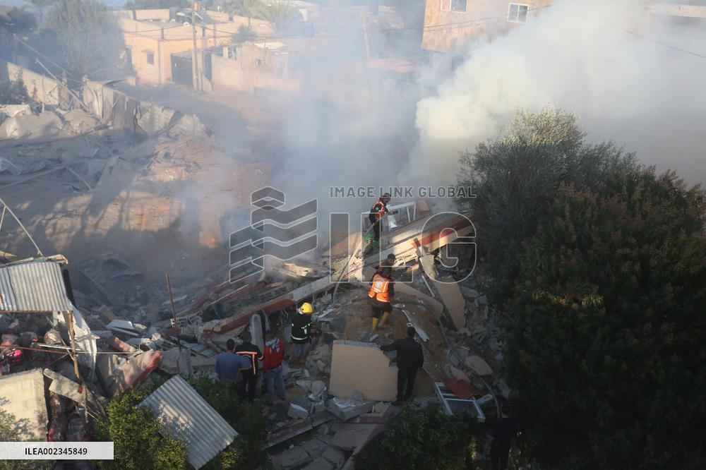 MIDEAST-GAZA-RAFAH-ISRAEL-AIRSTRIKE