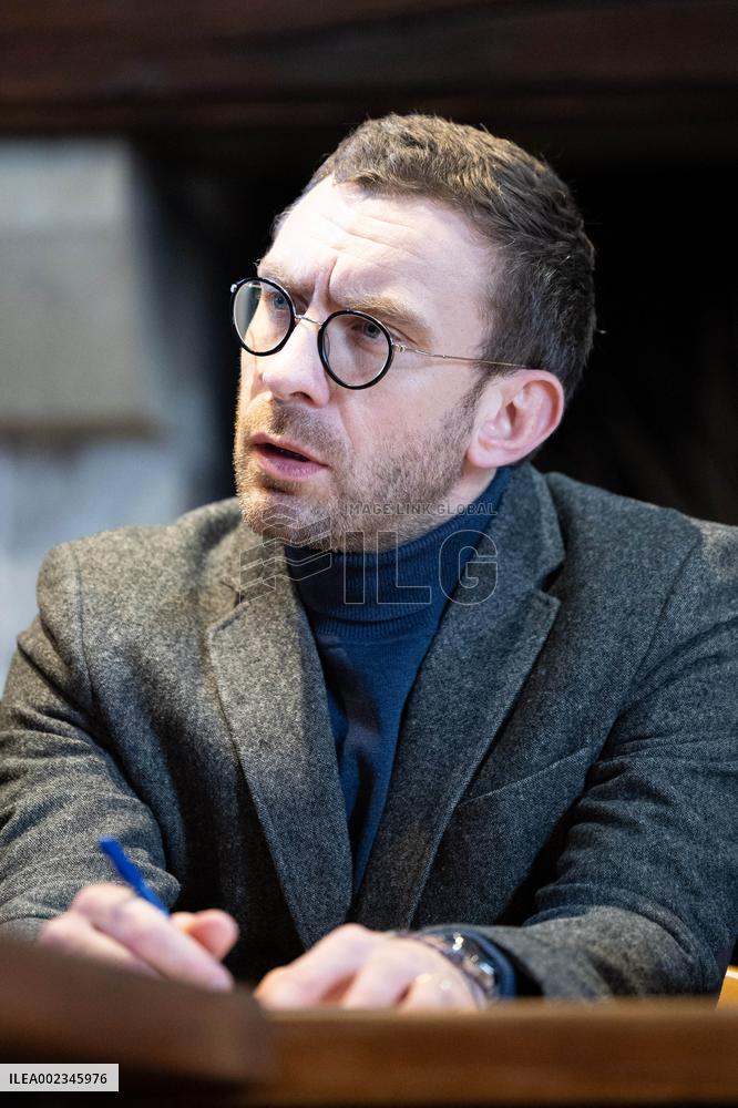 Les Republicains members visit a farm - Echouboulains