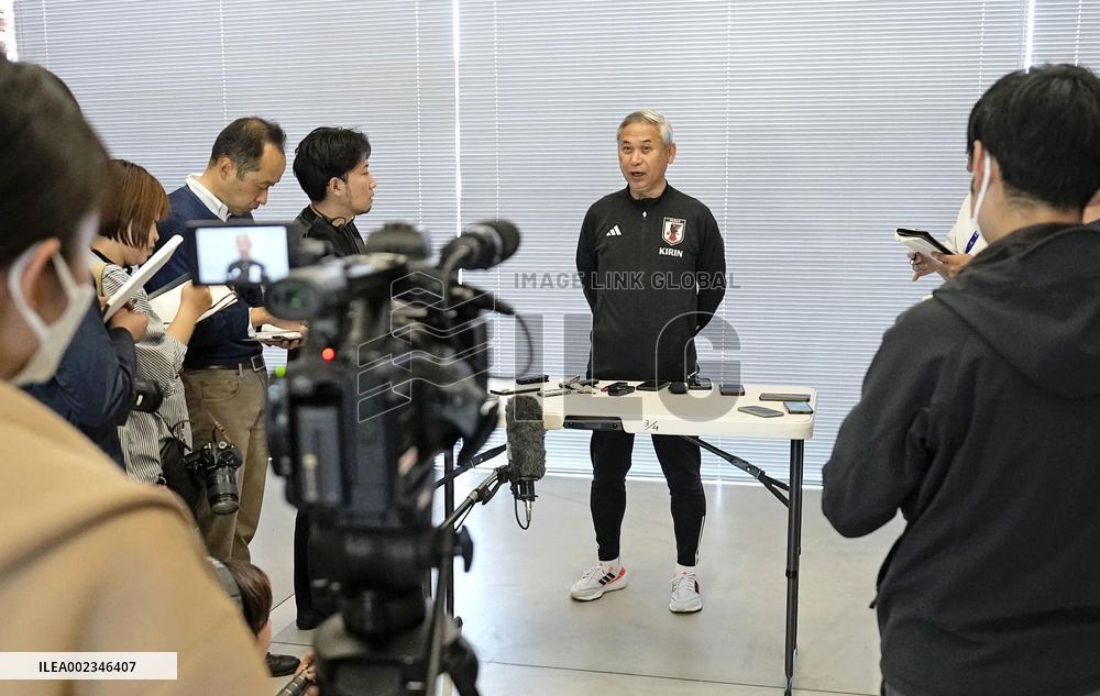 Football: Japan-N. Korea Olympic qualifier in Saudi