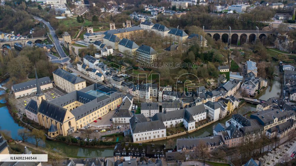 LUXEMBOURG-CITY-AERIAL VIEW