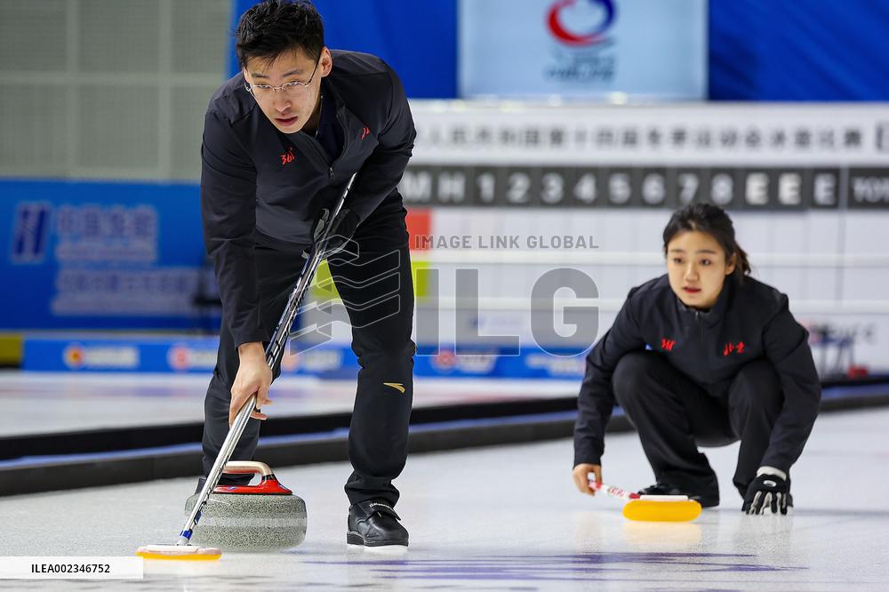 (SP)CHINA-INNER MONGOLIA-HULUN BUIR-14TH NATIONAL WINTER GAMES-CURLING (CN)