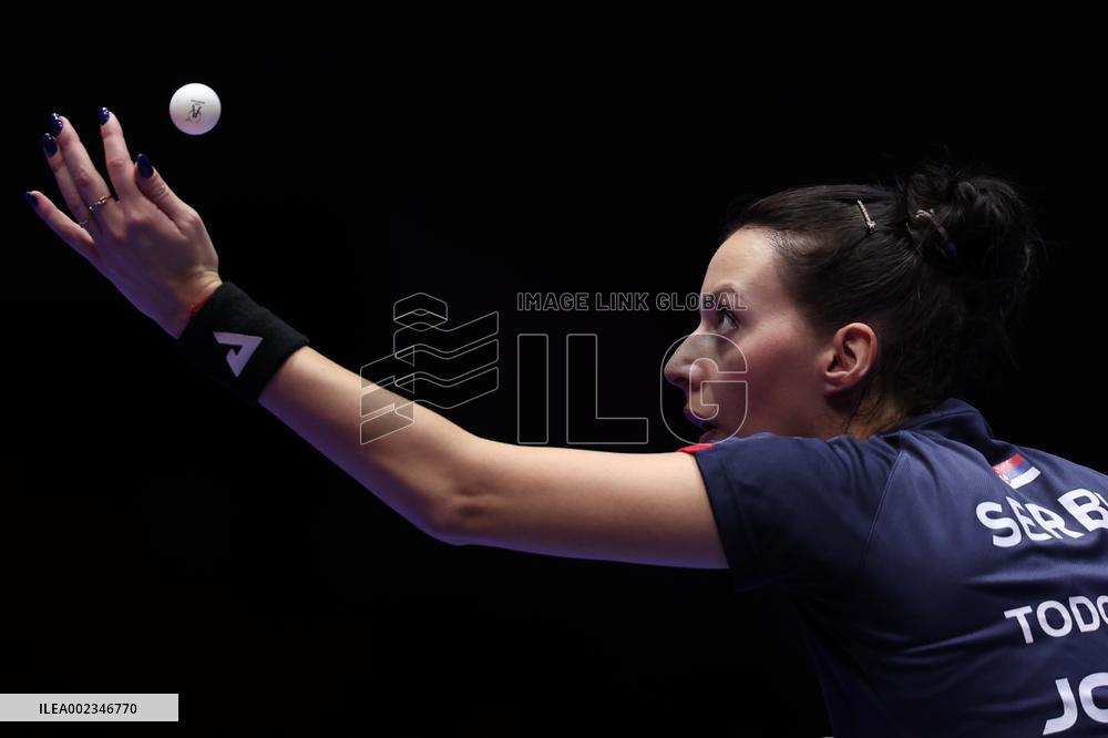 (SP)SOUTH KOREA-BUSAN-TABLE TENNIS-WORLD TEAM CHAMPIONSHIPS FINALS-WOMEN-SGP VS SRB