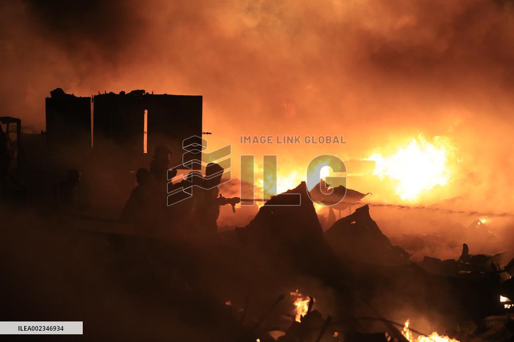LEBANON-GHAZIEH-ISRAELI AIRSTRIKES
