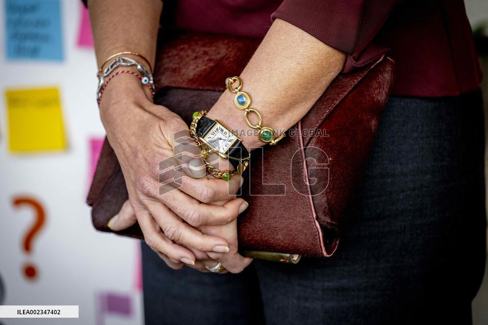 Queen Maxima Visit To Socialdebt - Rotterdam