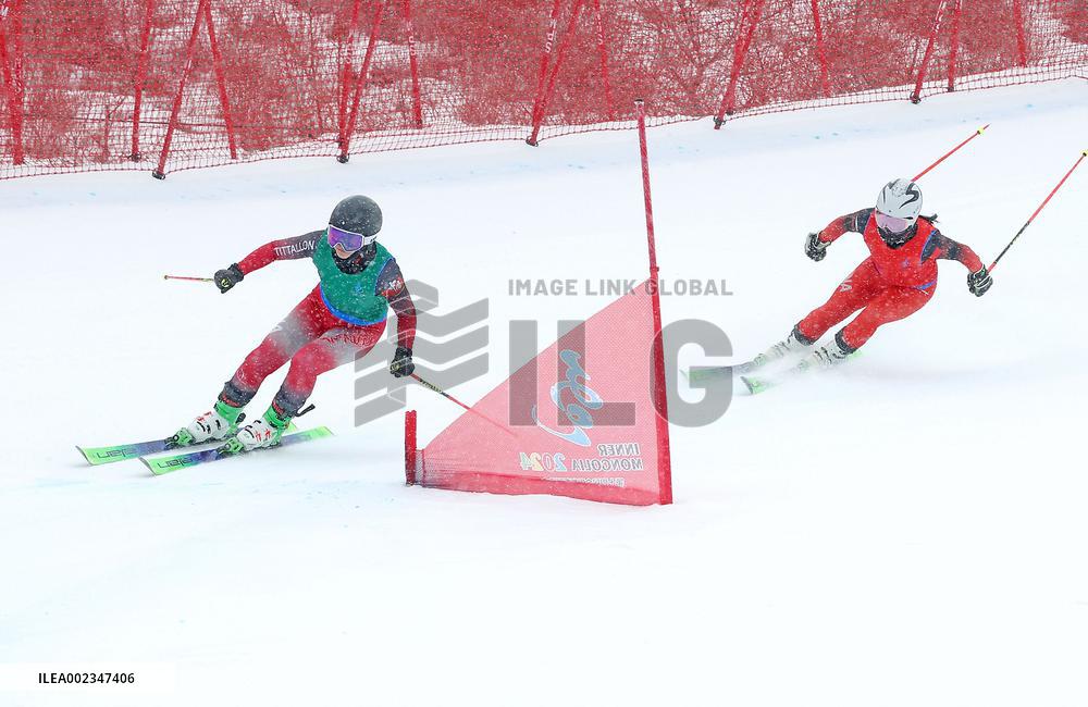 (SP)CHINA-INNER MONGOLIA-ULANQAB-14TH NATIONAL WINTER GAMES-FREESTYLE SKIING-WOMEN'S SKI CROSS (CN)