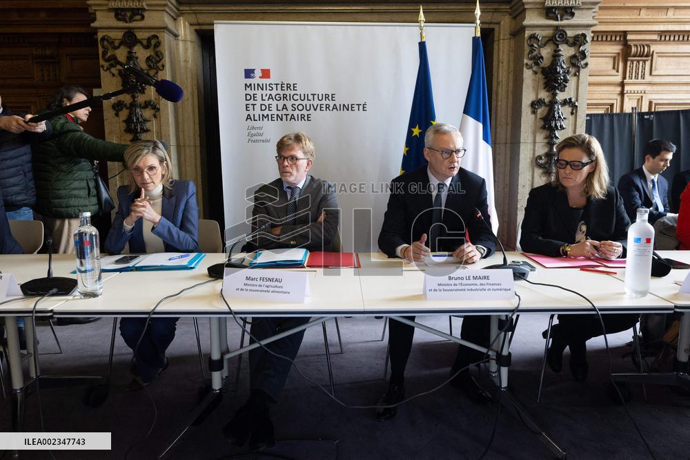 Negotations with Agriculture Representatives - Paris