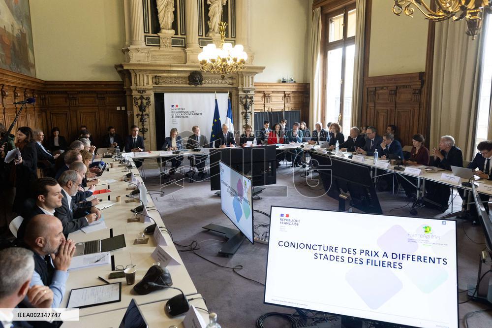 Negotations with Agriculture Representatives - Paris