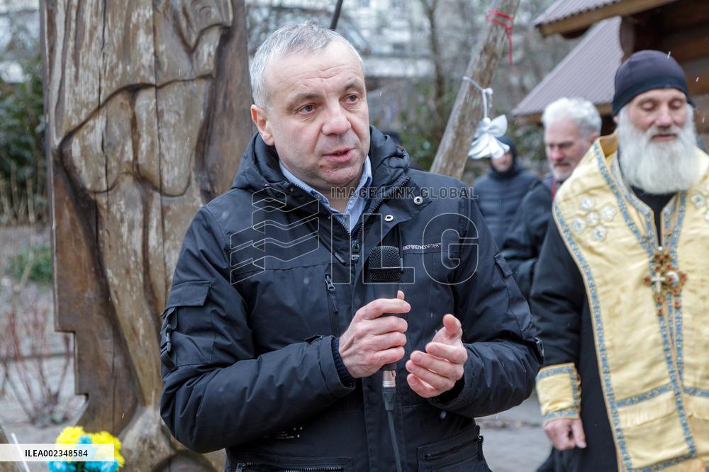 Heavenly Hundred Heroes Remembrance Day in Kyiv