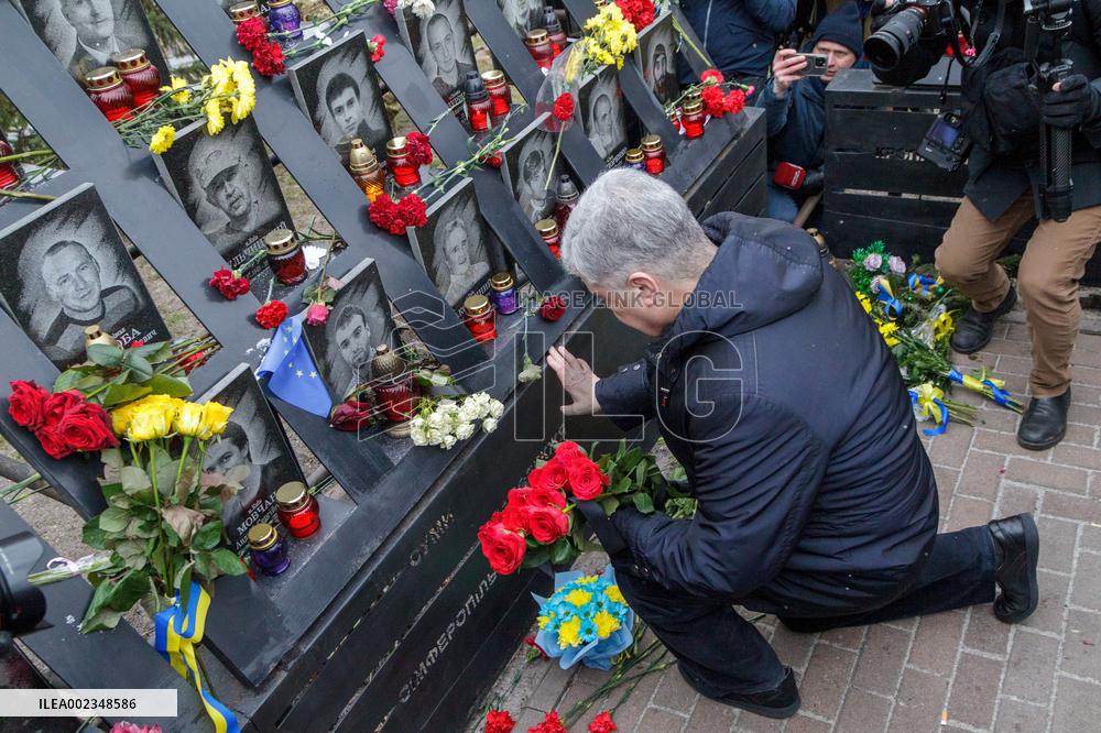 Heavenly Hundred Heroes Remembrance Day in Kyiv