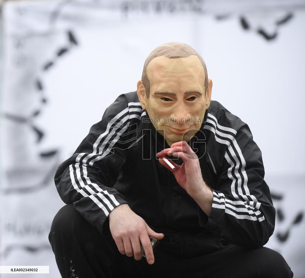 Rally and performance to mark 10 years of Russia-Ukraine war in Kyiv