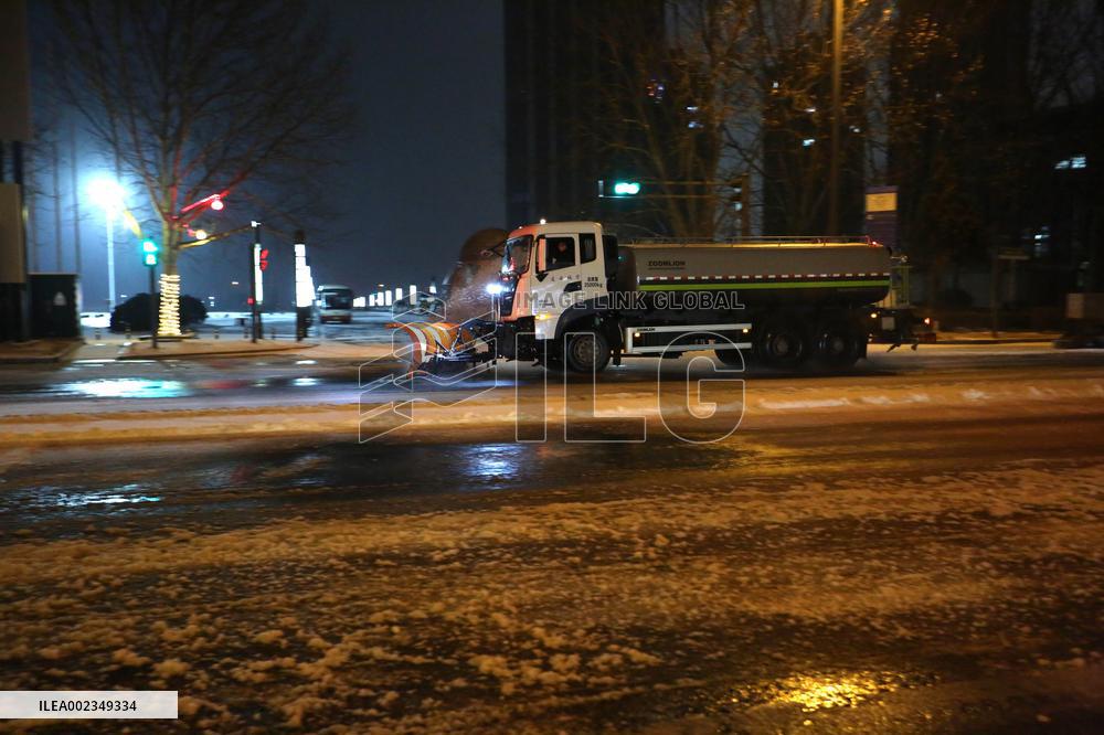 Freezing Weather in Lianyungang