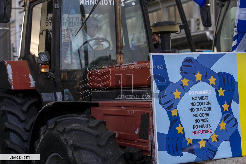 GREECE-ATHENS-FARMERS-PROTEST