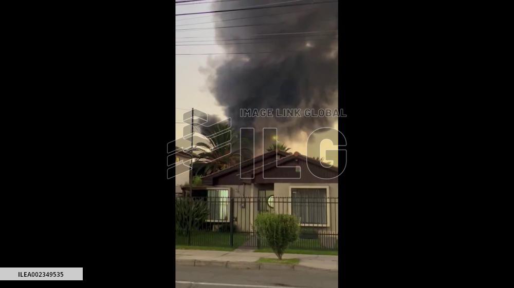 Chile: Large Fire Breaks Out In Santiago’s Pudahuel Industrial Area