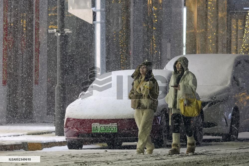 Snow in Beijing