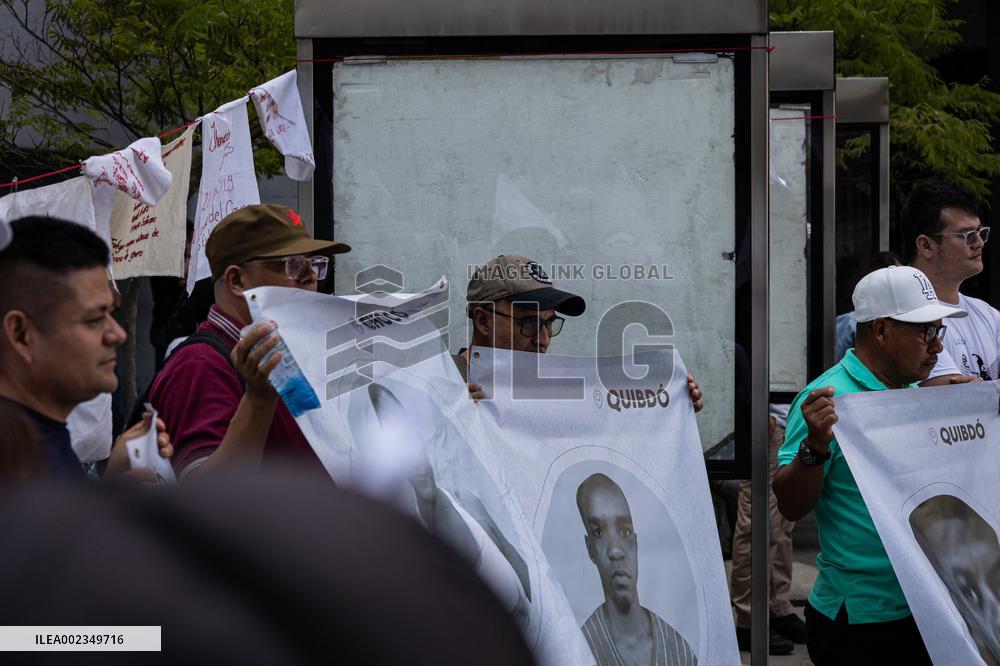 Demonstration Against Social Leaders Assasinations in Medellin