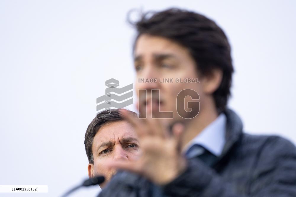 PM Trudeau Visits Vancouver - Canada
