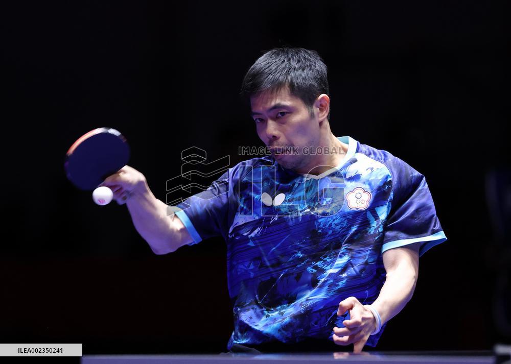(SP)SOUTH KOREA-BUSAN-TABLE TENNIS-WORLD TEAM CHAMPIONSHIPS FINALS-MEN-TPE VS SRB