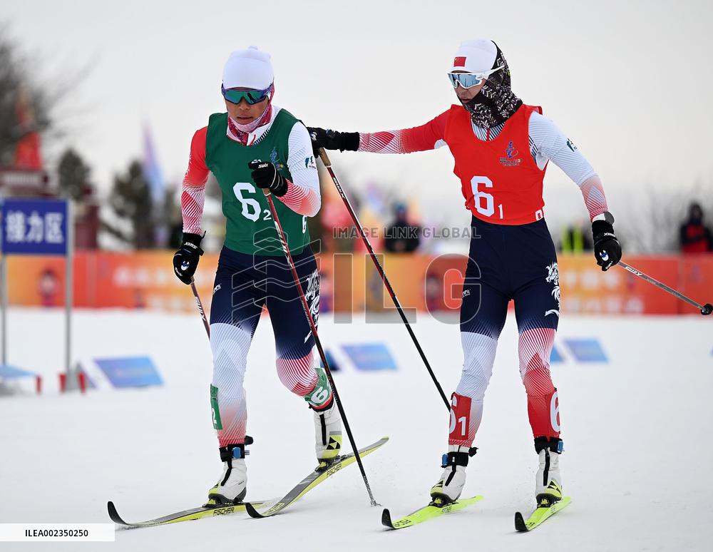 (SP)CHINA-INNER MONGOLIA-ULANQAB-14TH NATIONAL WINTER GAMES-CROSS COUNTRY-WOMEN 4X5KM RELAY (CN)