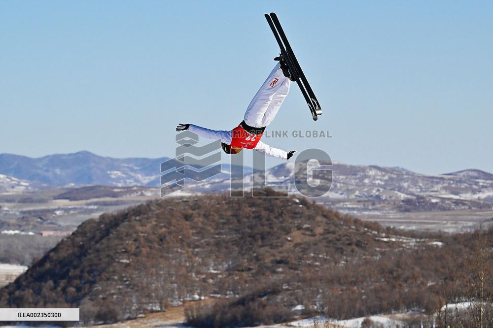 (SP)CHINA-INNER MONGOLIA-HULUN BUIR-14TH NATIONAL WINTER GAMES-FREESTYLE SKIING-WOMEN'S AERIALS (CN)