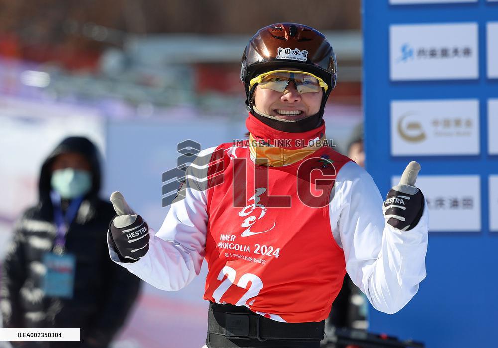 (SP)CHINA-INNER MONGOLIA-HULUN BUIR-14TH NATIONAL WINTER GAMES-FREESTYLE SKIING-WOMEN'S AERIALS (CN)