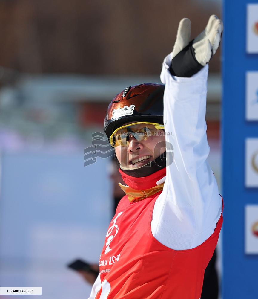 (SP)CHINA-INNER MONGOLIA-HULUN BUIR-14TH NATIONAL WINTER GAMES-FREESTYLE SKIING-WOMEN'S AERIALS (CN)