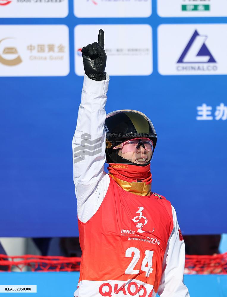 (SP)CHINA-INNER MONGOLIA-HULUN BUIR-14TH NATIONAL WINTER GAMES-FREESTYLE SKIING-WOMEN'S AERIALS (CN)