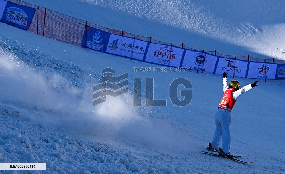 (SP)CHINA-INNER MONGOLIA-HULUN BUIR-14TH NATIONAL WINTER GAMES-FREESTYLE SKIING-WOMEN'S AERIALS (CN)