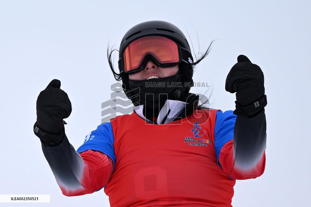(SP)CHINA-INNER MONGOLIA-ULANQAB-14TH NATIONAL WINTER GAMES-SNOWBOARD-CROSS-MIXED TEAM (CN)