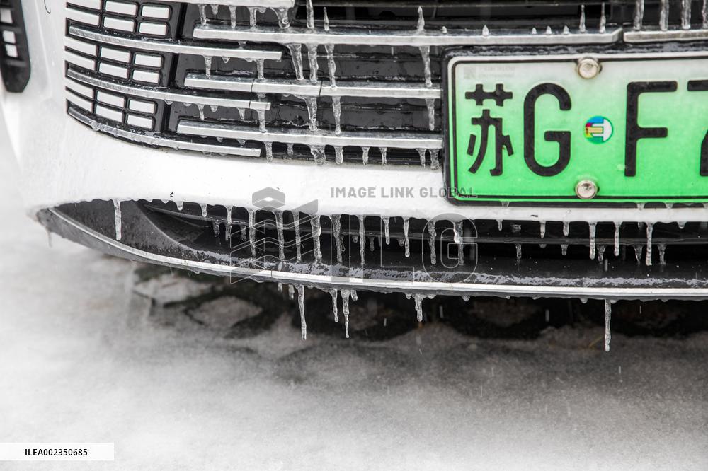 Cold Wave Hit Lianyungang