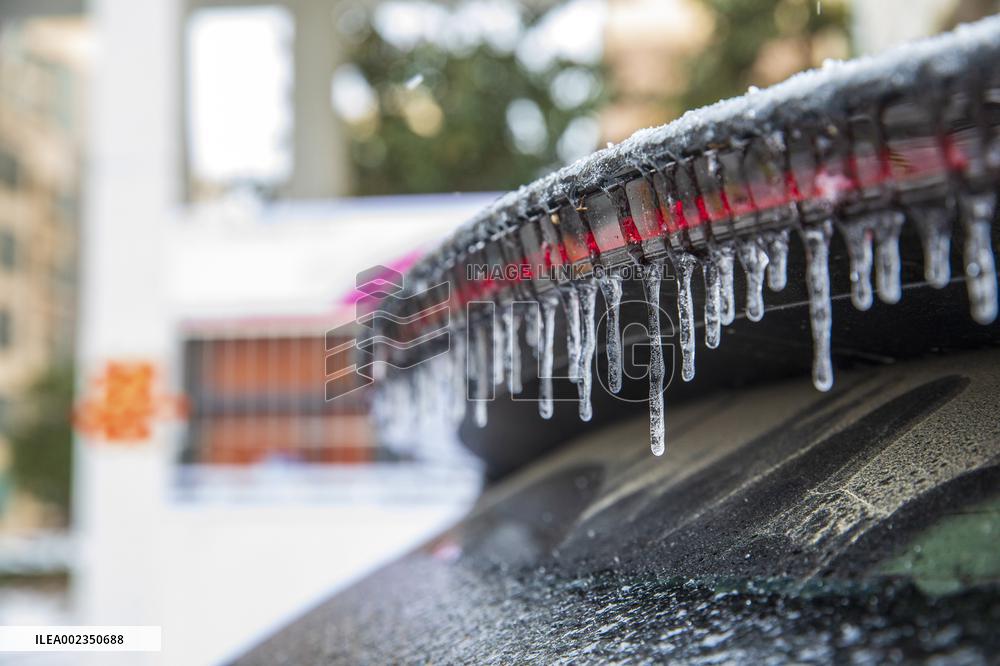 Cold Wave Hit Lianyungang