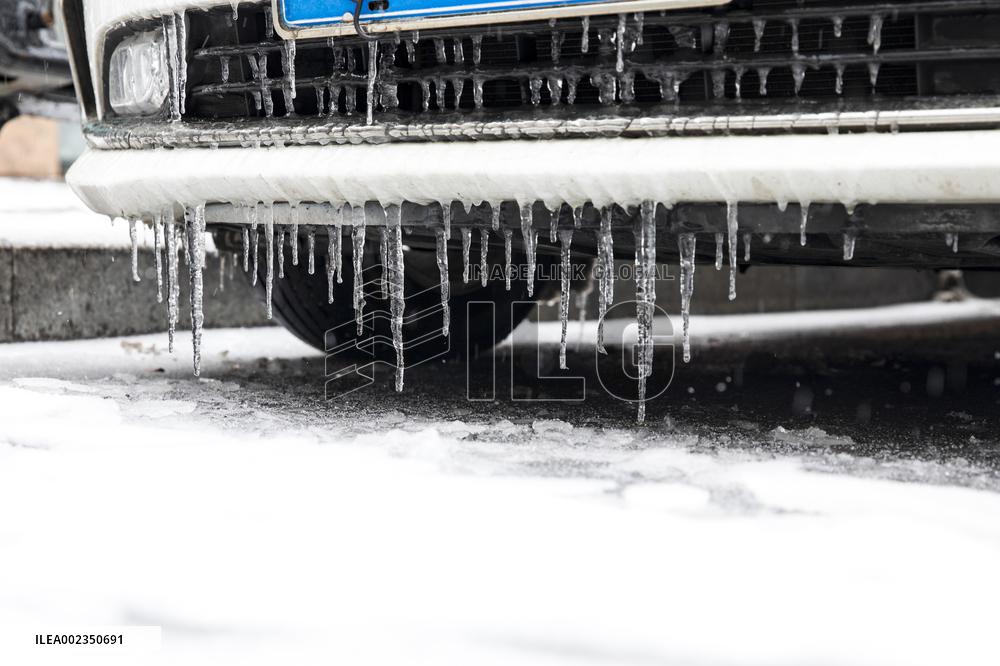 Cold Wave Hit Lianyungang