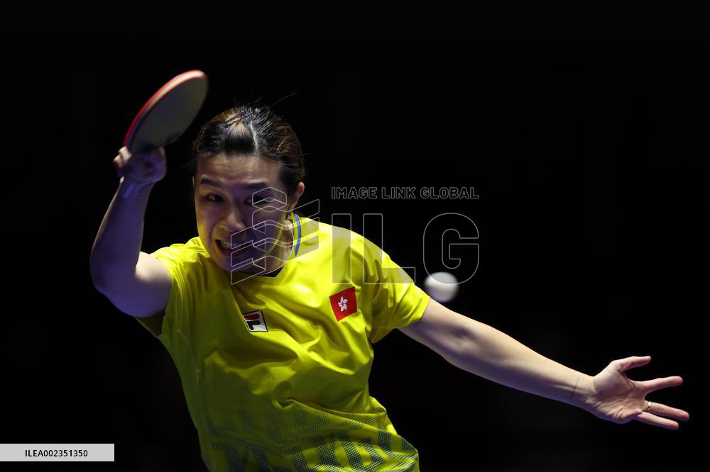 (SP)SOUTH KOREA-BUSAN-TABLE TENNIS-WORLD TEAM CHAMPIONSHIPS FINALS-WOMEN-HKG VS POL