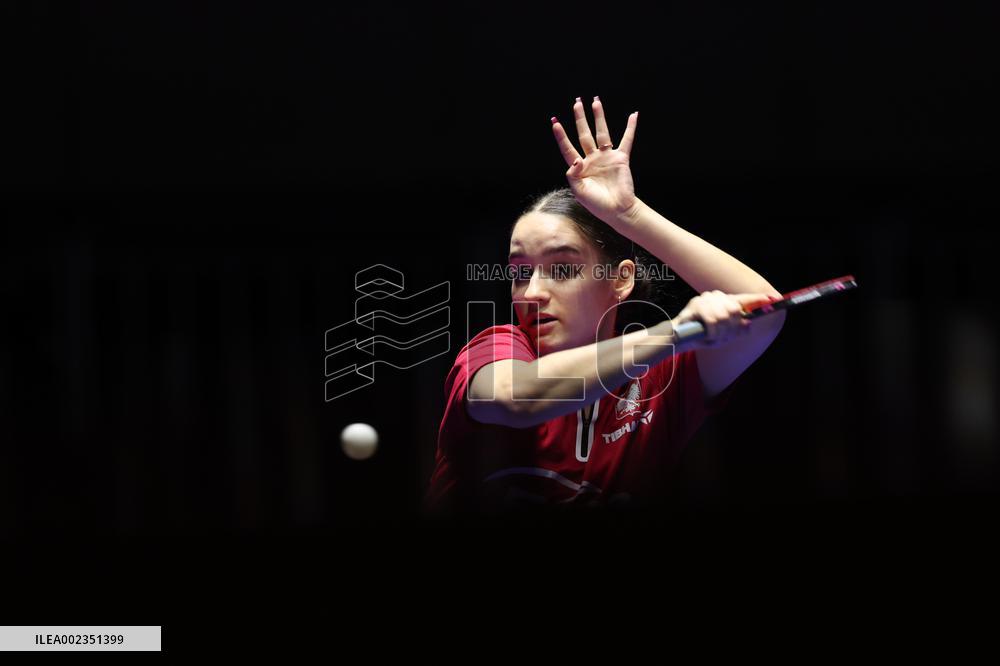 (SP)SOUTH KOREA-BUSAN-TABLE TENNIS-WORLD TEAM CHAMPIONSHIPS FINALS-WOMEN-HKG VS POL