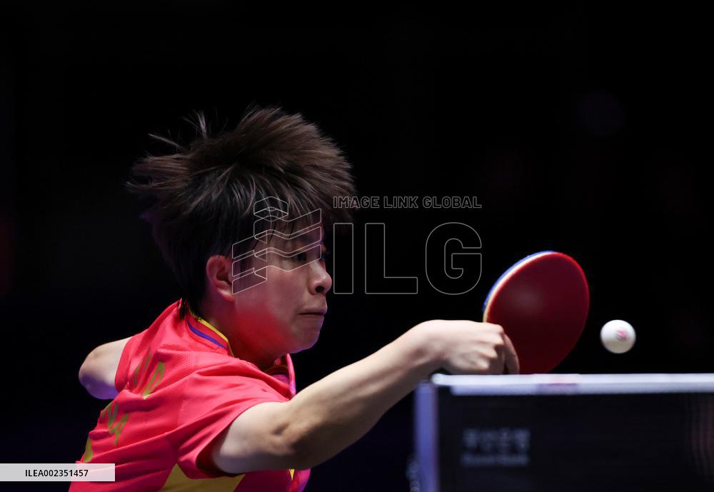 (SP)SOUTH KOREA-BUSAN-TABLE TENNIS-WORLD TEAM CHAMPIONSHIPS FINALS-WOMEN-CHN VS THA