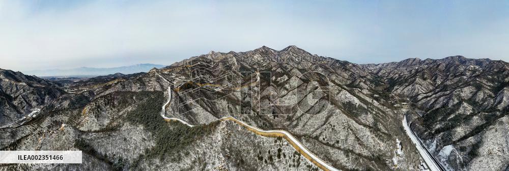 CHINA-BEIJING-GREAT WALL-SNOW SCENERY (CN)