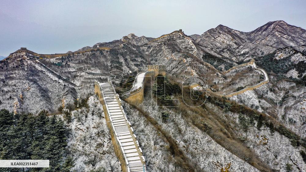 CHINA-BEIJING-GREAT WALL-SNOW SCENERY (CN)